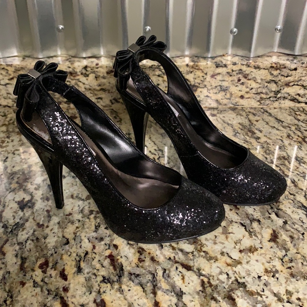 Steve Madden glitter heels